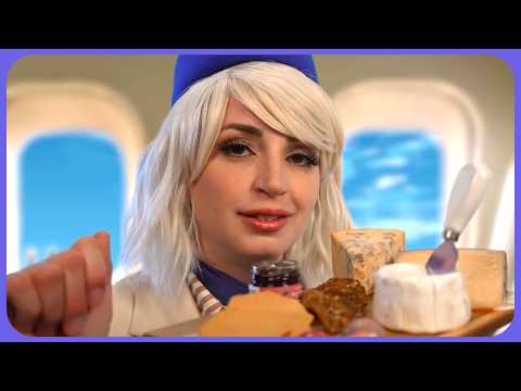 2 Minute ASMR | Tatyana's Private Jet In Flight Snack