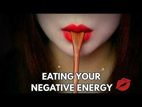 ASMR Eating Your Negative Energy & Kisses 💋 Personal Attention for Sleep (Relaxing Roleplay)