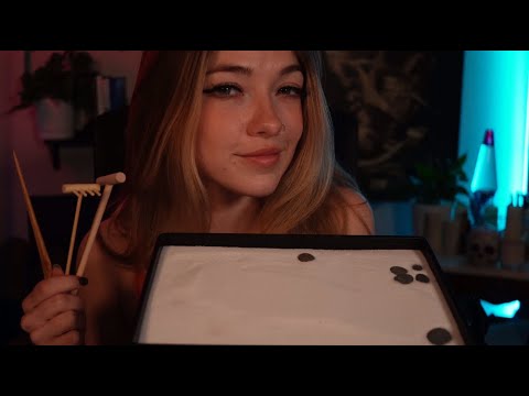 build a zen garden with me! [ASMR unboxing soft spoken]