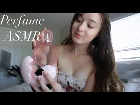 ASMR tapping on perfume