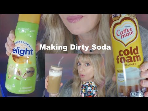 ASMR Trying Dirty Soda, Gum Chewing & Random Facts | Whispered