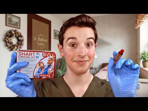 ASMR Nursing Home Caretaker Gets You Ready For Company