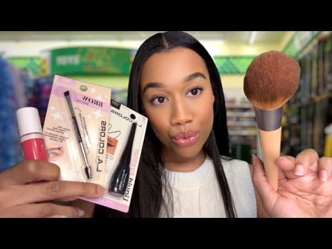ASMR Girl at Dollar Tree Does Your Make-up 💄🤑 *She Doesn’t Even Work There | Make-up Role-play