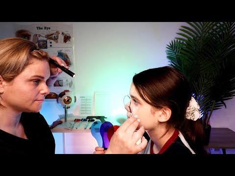 A Real Person ASMR Eye Exam | Lens 1 Or 2 & Colour Vision Tests