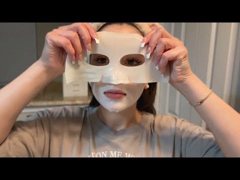 ASMR Nighttime Skincare 🌙 (unwinding & pampering)✨