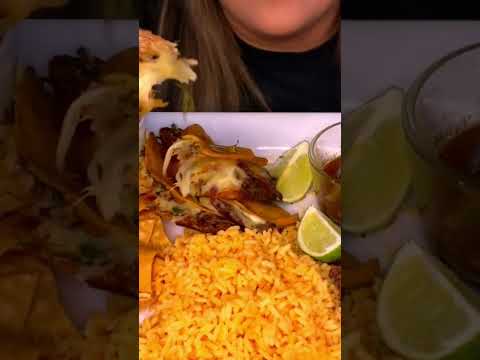 Extra Cheesy Birria Tacos! #asmreating #shorts #foodie #eatingsounds #mexicanfood #birria