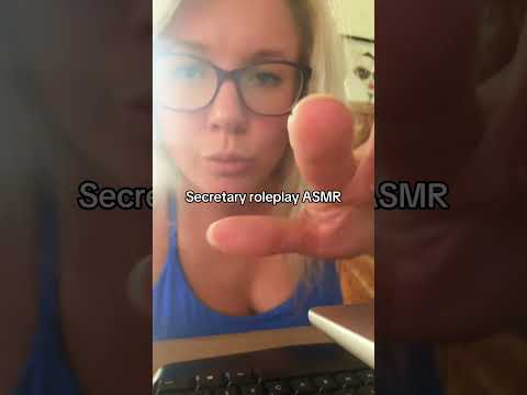 Secretary at your service for soothing tingles!