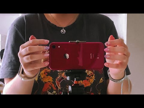 ASMR iPhone camera tapping & scratching (no talking)