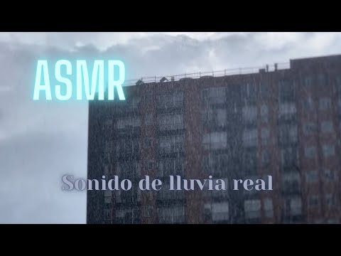 Lluvia relajante para dormir ASMR (sonido de lluvia real)