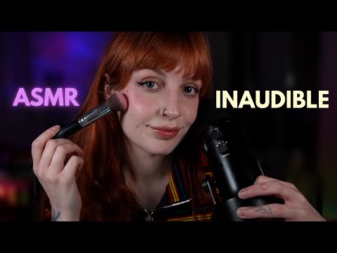 ASMR SUSURROS INAUDIBLES mientras me maquillo
