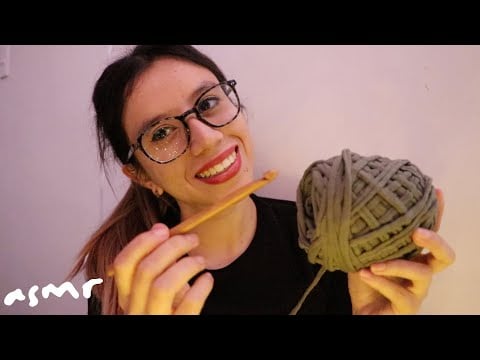 ASMR tejiendo a crochet 🧶