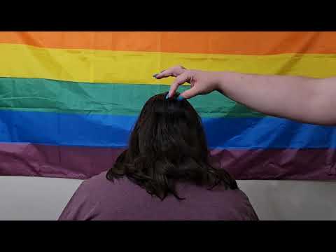 💛 Yellow ASMR Hair Play, Back Scratching and New Yellow Brushes 💛