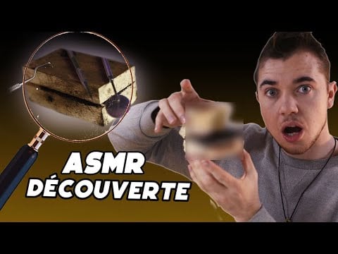 ASMR  : je découvre une boite sous terre ❓