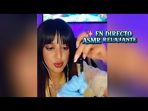 💜 ASMR LIVE – Te cuido con susurros y sonidos suaves | Directo TikTok #2