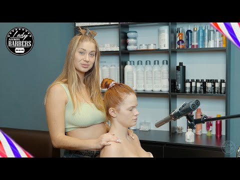 ASMR Neck and Shoulders Massage with Yogurt Mask by Barber Lady Olga