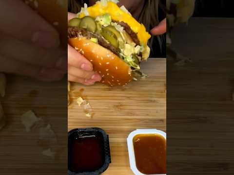 McDonald’s Big Mac #shorts #asmr #fastfood #mcdonalds
