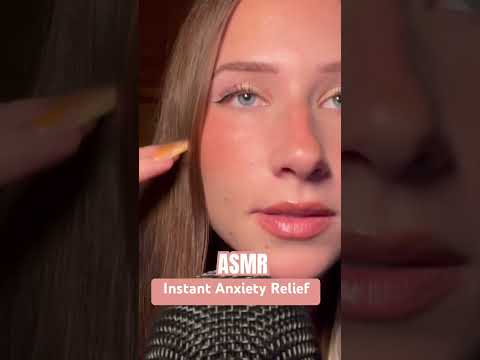 ASMR Anxiety Relief Affirmations 🤍#asmr #relax #whispering #anxietyrelief #mouthsounds #tingles