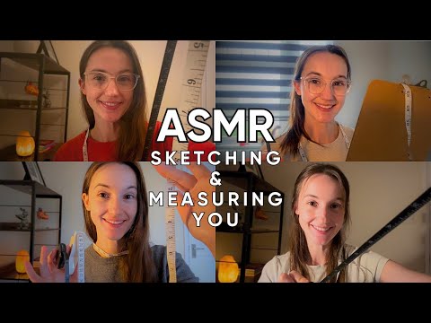 ASMR Precision Sketching & Measuring You ✏️📏
