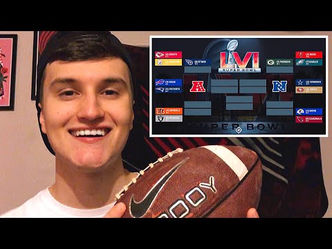 2022 NFL Playoff Predictions 🏈 ( ASMR )