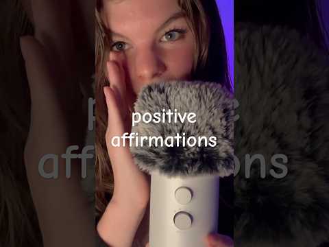 ASMR whispered positive affirmations to help you sleep 💗 #asmr