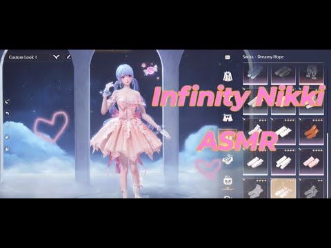 Infinity Nikki ASMR - LUCKY PULLS! (keyboard sounds, clicking, whispering)