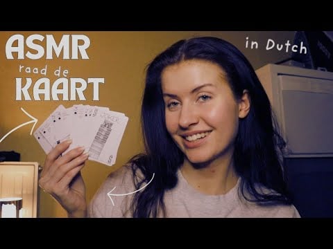 ASMR Raad de Kaart en val in slaap 😴💤 (Duitse probeert Nederlands te spreken😅) whispered Dutch