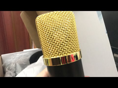 ASMR Português: Unboxing do meu microfone novo 💙