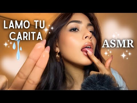 ✨ASMR Español | SPINT PAINTING INTENSO 💦 | LAM0 TU CARITA💕😘