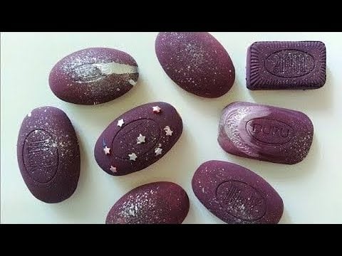 Dry Soap carving ASMR\ relaxing sounds\ No talking. Satisfying ASMR video\ Cutting soap