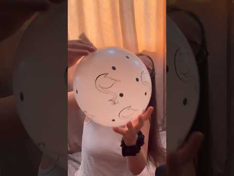 Blowing White balloon #asmr #balloon #youtubepartnerprogram #asmr