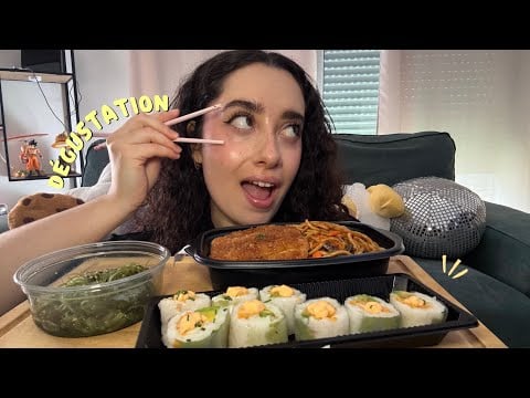 ASMR - DÉGUSTATION JAPONAISE 🍣 (chuchotements & bruits de bouche)