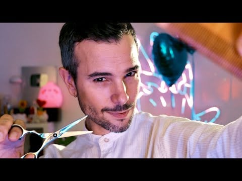 ASMR | Coiffeur relaxant 💇‍♂️✨ Coupe, massage crânien et soins personnalisés