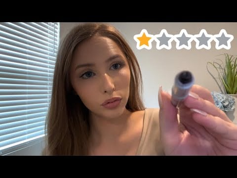 ASMR Roleplay | Worst Rated Makeup Artist Does Your Makeup 💄🖤✨ (She’s REALLY Bad 🤣)