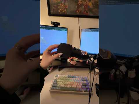 ASMR thocky keyboard sounds 0.5 zoom version for sleep #shorts