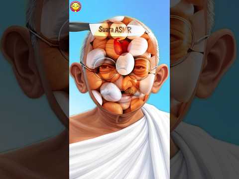 Asmr 2d Perawatan Masker Wajah Gandhi Ji 🥸 #shorts mahatma