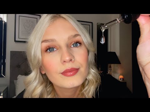 ASMR Visual Triggers | Light, Plucking, Brushing, Face Touching, Follow My Instructions (Whispered)