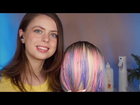 [ASMR] 💃 Getting You Unready After The Party | Hair washing, Gems Removing, Hair Brushing