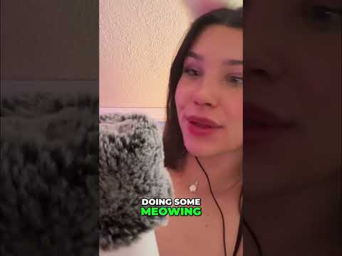 Meowing You to Sleep: ASMR Cat Girl #ASMR #shorts