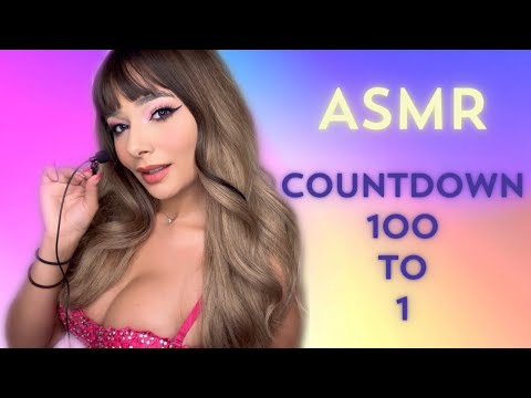 ASMR Countdown 100 to 1 (Whisper)