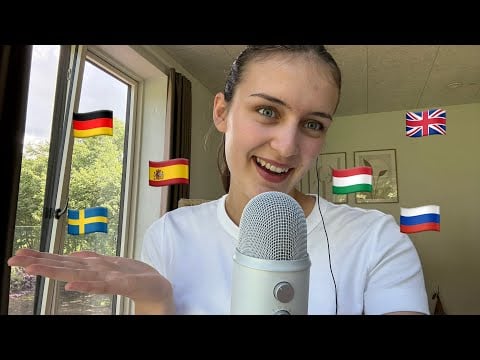 ASMR | Trigger words in different languages