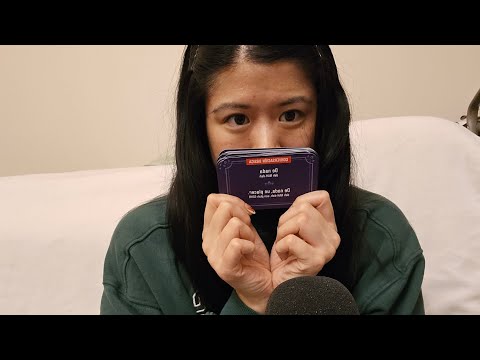 ASMR - Learning Spanish with Flashcards (Soft spoken)