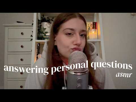 asmr | answering personal questions