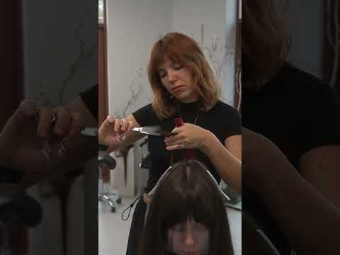 💈(ASMR) Most Beautiful Haircut? Charming Lady Stylist Veronika at Work in Moscow, Russia