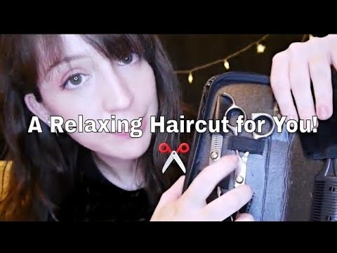 ⭐ASMR a Relaxing Haircut for YOU!💇#asmr #haircut