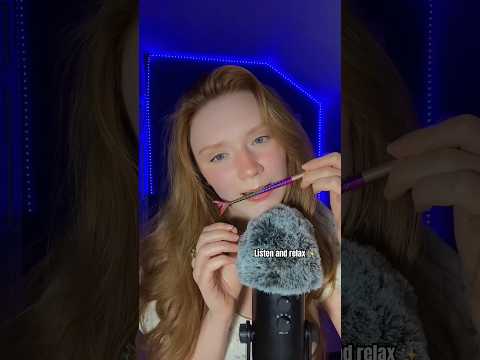 ASMR 👄mermaid brush🧜🏻‍♀️#beepowerasmr#mouthsounds#mermaid#mermaidbrushasmr #asmrsounds