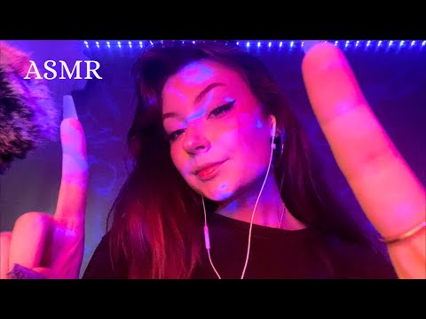 ASMR Helping You Fall Asleep ☆ Hand Movements, Mouth Sounds, Mic Scratching, Up Close Whispers