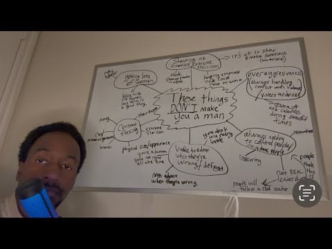 ASMR Whiteboard Lecture: These Things DON’T Make You A MAN