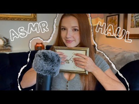 ASMR Cozy Shopping Haul🍂| Soft Spoken & Tapping | Show & Tell