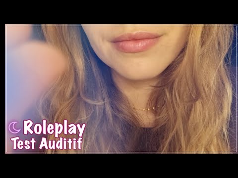 ASMR FRANÇAIS 🌸 ROLEPLAY MEDECIN ORL -"TEST VISUEL" - 100% RELAXATION 🌙