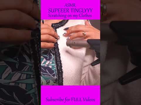 ASMR Scratching on my Clothes ❤️ Fabric Scratching ❤️ Relaxing Sounds #asmr #shorts